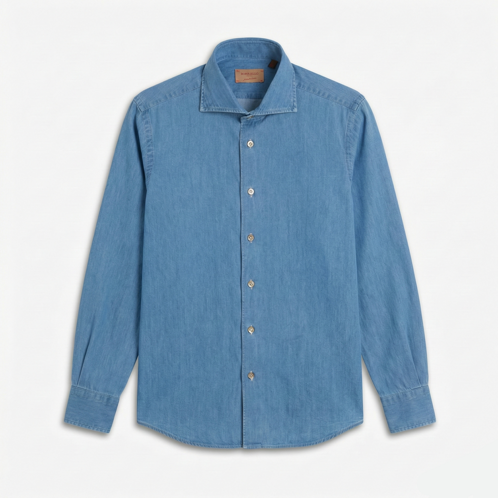 Denim Gömlek - Mavi