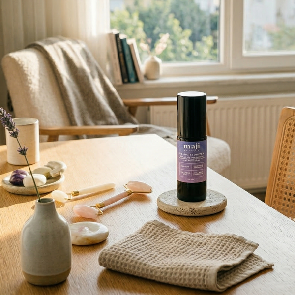 Bonherre mağazasından Maji Botanicals WB+ HA Boost, yağlı ciltler için Hyaluronik asit ve Ölmez Çiçek içerikli yerli üretim well-aging gece kremi.