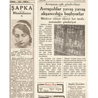 Gerçek Gazete - Dikdörtgen Masa Örtüsü (140x215)