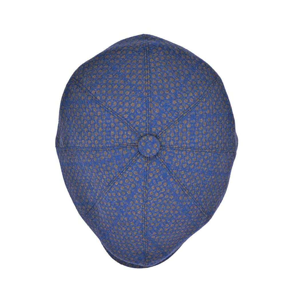 Yün 30's 8 Panel Glencheck Flanel Şapka - Bonherre