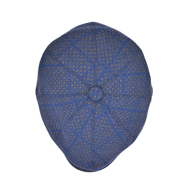 Yün 30's 8 Panel Glencheck Flanel Şapka - Bonherre