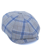 Yün 30's 8 Panel Glencheck Flanel Şapka - Bonherre