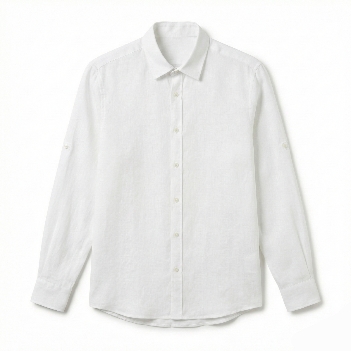 Keten Gömlek - Beyaz