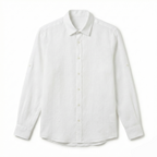 Keten Gömlek - Beyaz