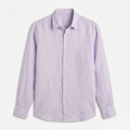 Keten Gömlek - Lila