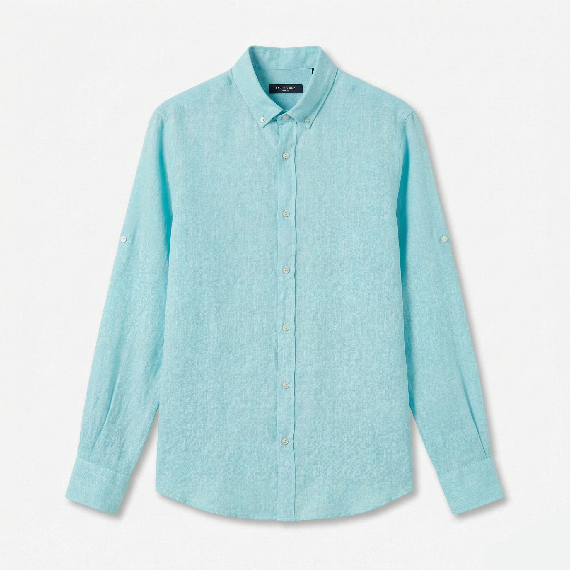 Keten Gömlek - Su Yeşili