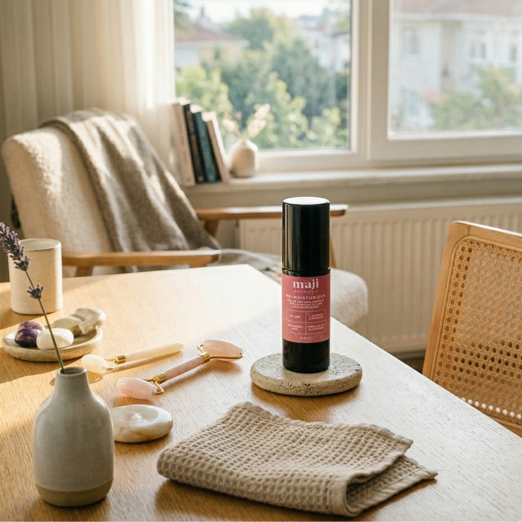 Bonherre mağazasından Maji Botanicals WB+ Moisturiser, Hyaluronik asit ve avokado yağlı yerli üretim kuru cilt nemlendiricisi.