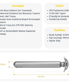 Klasik Tıraş Makinesi - Masamune Paslanmaz Çelik - Kapalı Taraklı