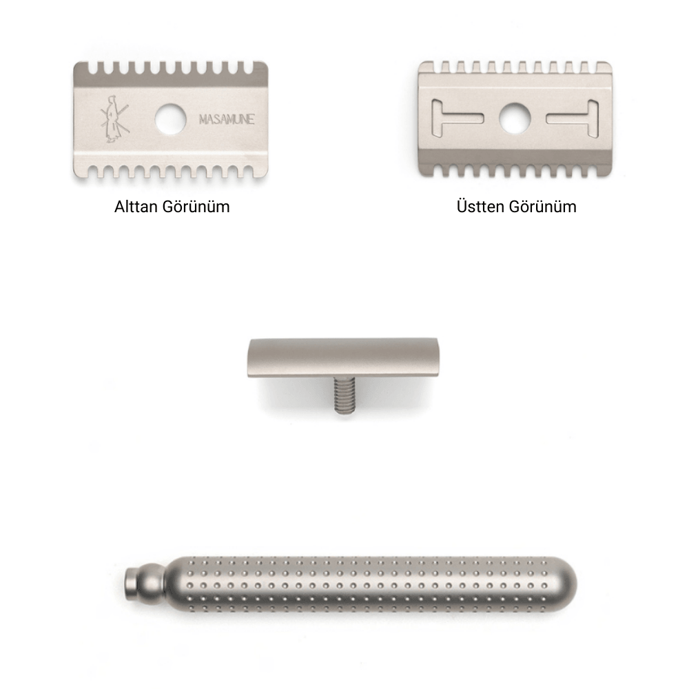 Klasik Tıraş Makinesi - Masamune Paslanmaz Çelik - Bonherre