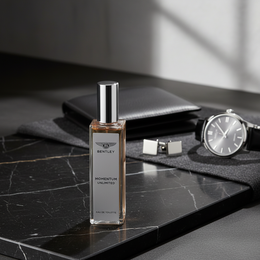 Bonherre mağazasından Bentley Momentum Unlimited EDT 15 ml seyahat boyu erkek parfümü.