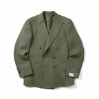 Orazio Luciano X Enis Inci - Zeytin Yeşili Hellard Saf Keten Ceket