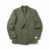 Orazio Luciano X Enis Inci - Zeytin Yeşili Hellard Saf Keten Ceket