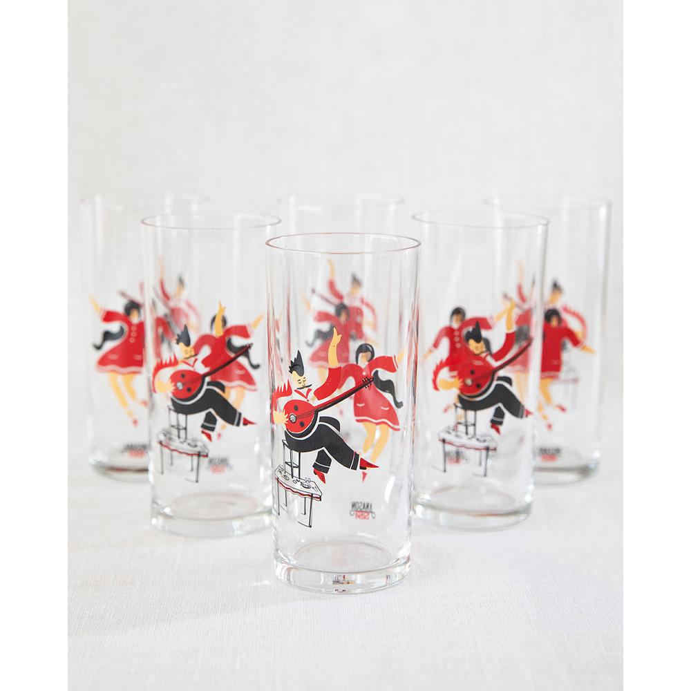 Şen Şakrak - Raki Glass Set of 6