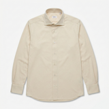 Spor Gömlek - Bej - Jersey Pamuklu