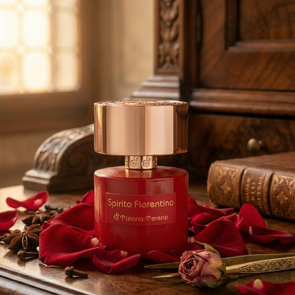 Bonherre mağazasından Tiziana Terenzi Spirito Fiorentino EDP, safran, deri ve huş ağacı notalı lüks unisex niş parfüm.