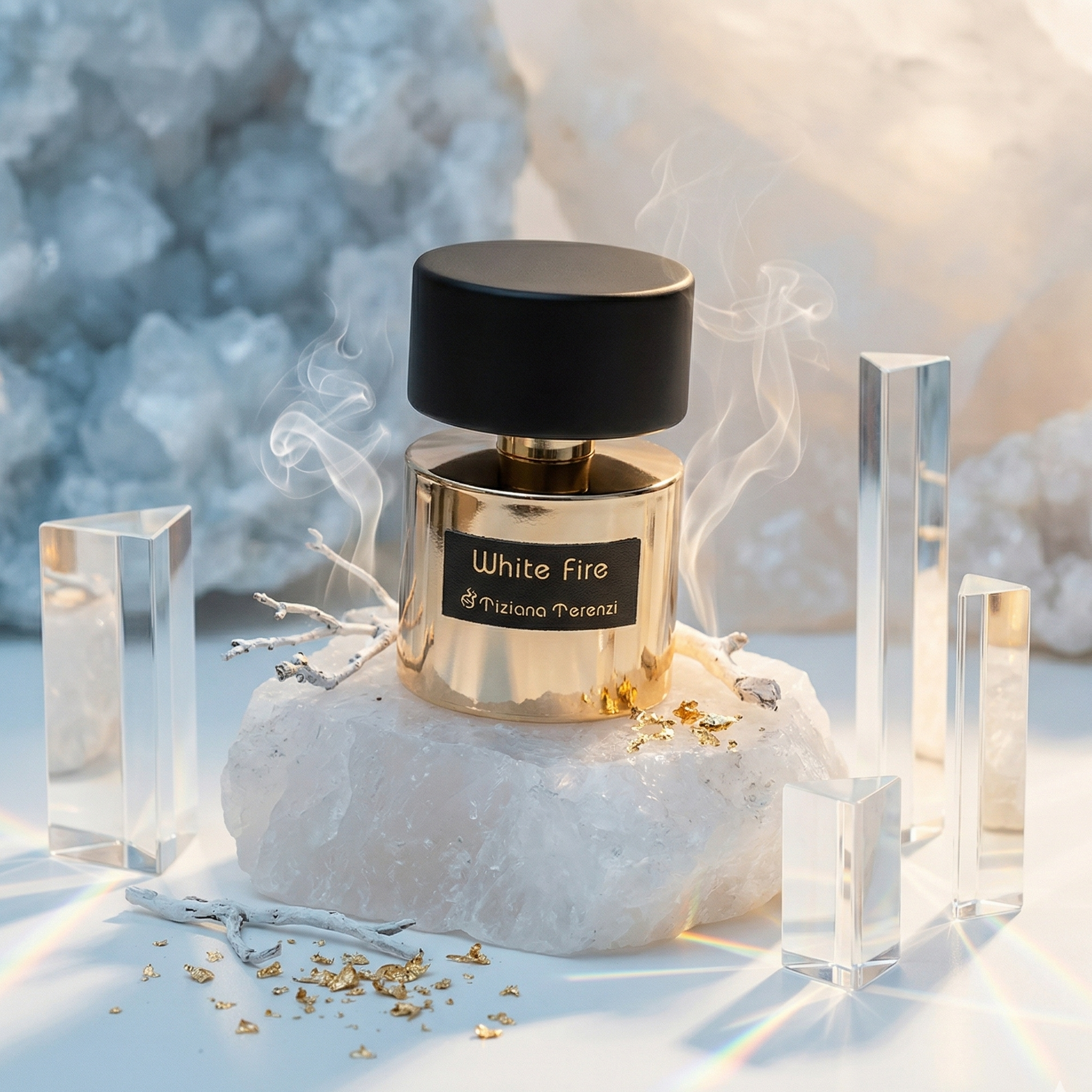 Bonherre mağazasından Tiziana Terenzi White Fire Extrait De Parfum, su notaları, beyaz kehribar ve misk notalı lüks unisex niş parfüm.