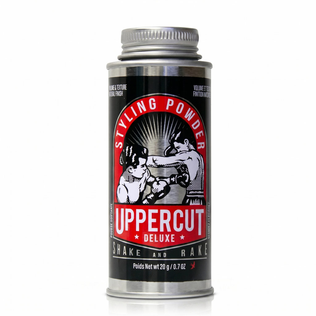 Bonherre mağazasından Uppercut Deluxe Styling Powder, hacim veren ve mat bitişli profesyonel erkek saç şekillendirici pudra.