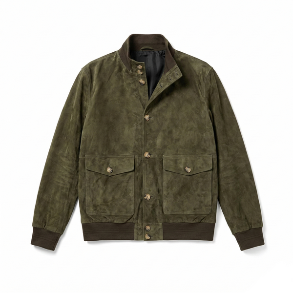 Süet Mont Yeşil Knox