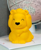 Dhink Silikon Gece Lambası Aslan Sarı