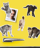 Mustard Sinirli Kediler Magnet