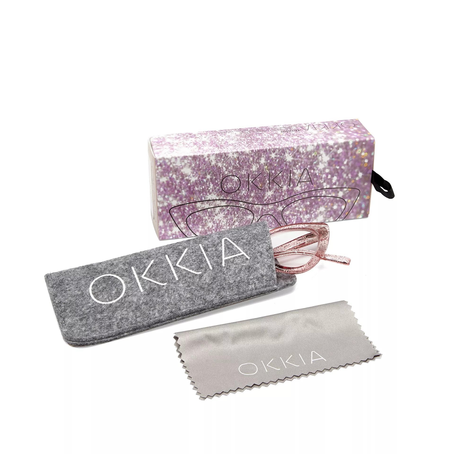 Okkia Adriana Numaralı Okuma Gözlüğü Pembe - 2.50