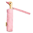 Bonherre mağazasından Original Duckhead Pembe, el yapımı huş ağacı saplı lüks kompakt şemsiye.