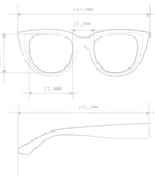 Okkia Silvia Güneş Gözlüğü  Havana Pembesi