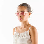 Okkia Chiara Toz Pembe Unisex Güneş Gözlüğü Pembe Gradyan