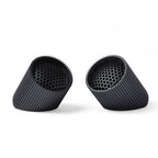 Bonherre mağazasından Lexon Ray, mat siyah alüminyum gövdeli, manyetik ve su geçirmez Bluetooth hoparlör.