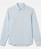 Keten Gömlek - Açık Mavi