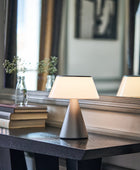 Lexon Luma XL Led Lamba Metalik Gri