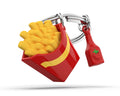 Metalmorphose French Fries ve  Ketçup Anahtarlık