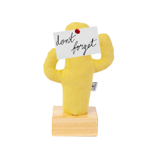 Kayigo Cactus Lavanta Dolgulu Notluk / Ahşap - Sarı