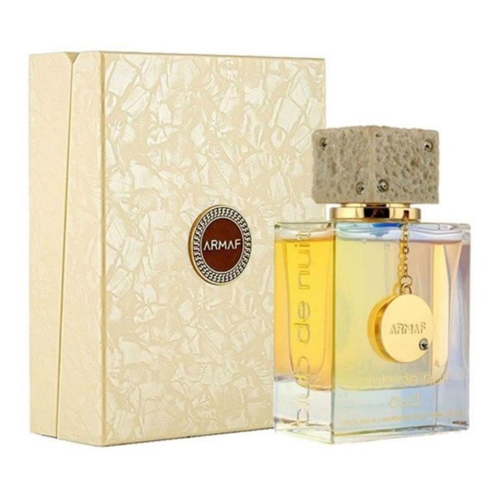 Bonherre mağazasından Armaf Club de Nuit Oud Parfum, Kamboçya udu, ananas, şeftali ve kaşmir notalı 105 ml unisex parfüm.