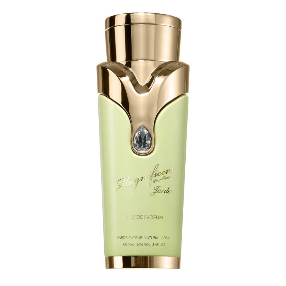 Bonherre mağazasından Armaf Magnificent Jardin EDP, antep fıstığı, dondurma ve pamuk şekeri notalı 100 ml unisex gurme parfüm.