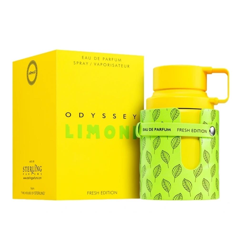 Bonherre mağazasından Armaf Odyssey Limoni Fresh Edition EDP, limon, deniz notaları ve zencefil içerikli 100 ml unisex parfüm.