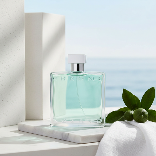 Bonherre mağazasından Azzaro Chrome Azure Eau de Toilette, sucul ve aromatik lüks erkek parfümü.