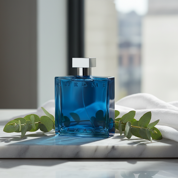 Bonherre mağazasından Azzaro Chrome Parfum, narenciye ve köknar reçinesi notalı lüks erkek parfümü.