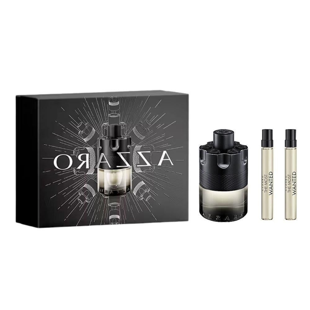 Bonherre mağazasından Azzaro The Most Wanted Intense, odunsu ve aromatik lüks erkek parfüm seti.