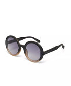 Okkia Monica Unisex Büyük Yuvarlak  Güneş Gözlüğü Siyah Rose