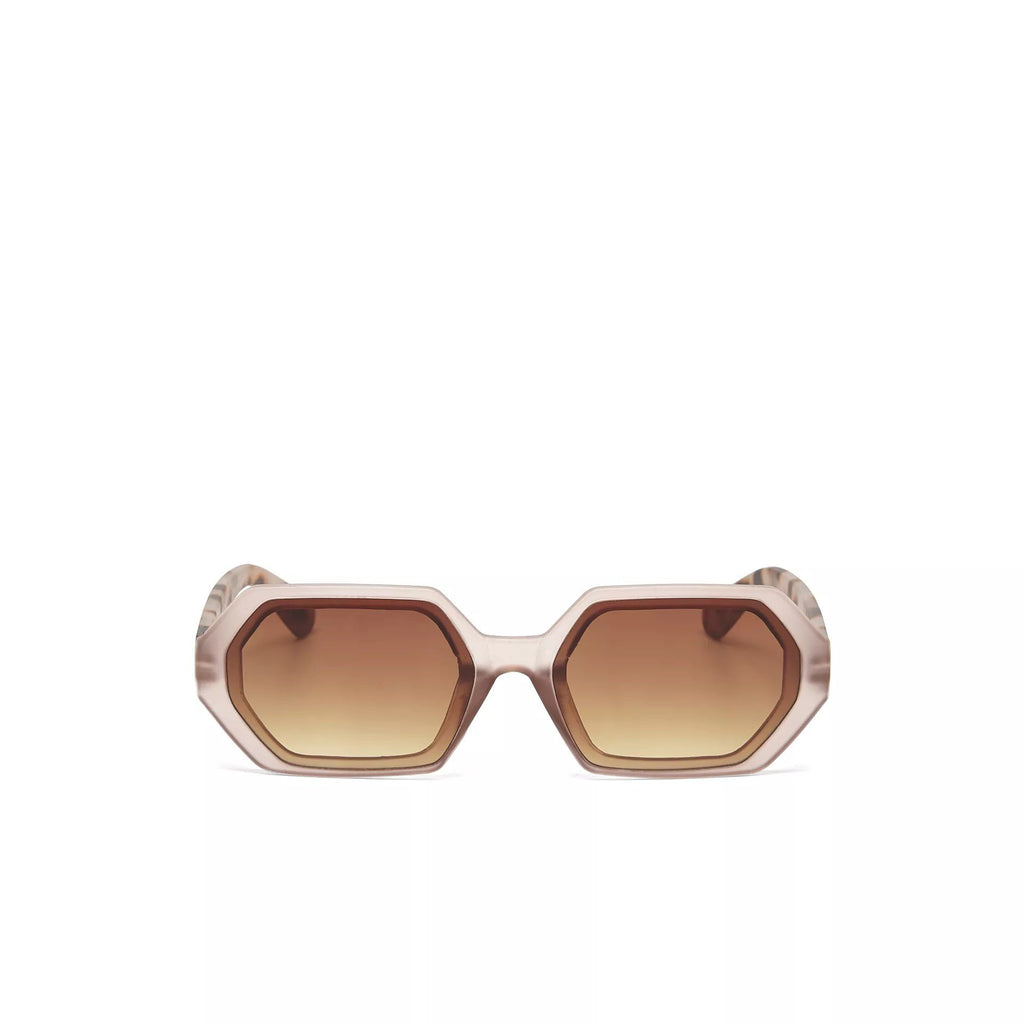 Okkia Andrea Altıgen Unisex  Güneş Gözlüğü Pembe Havana