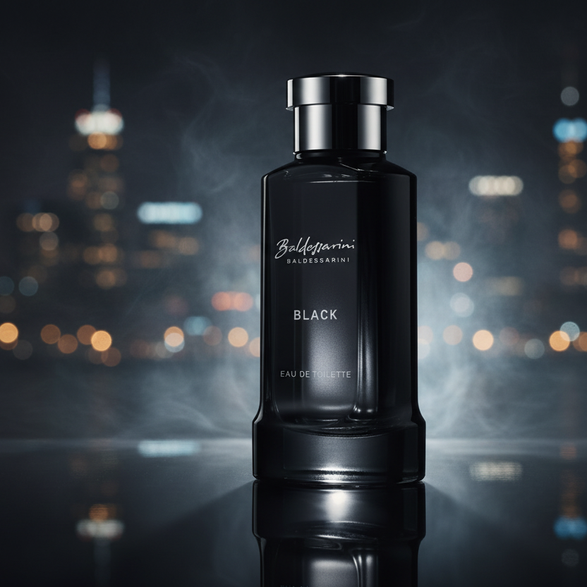 Bonherre mağazasından Baldessarini Classic Black EDT, buz akoru, mür, paçuli ve deri notalı 75 ml erkek parfümü.