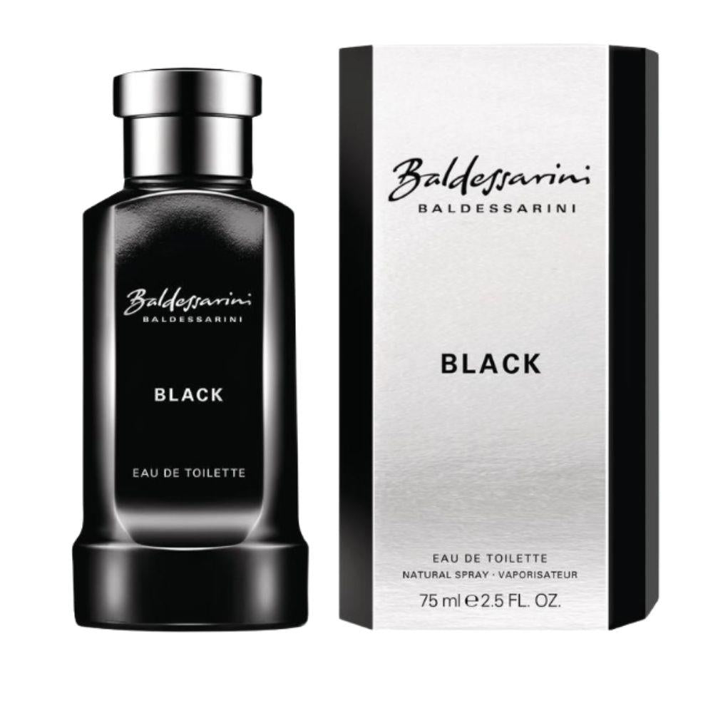 Bonherre mağazasından Baldessarini Classic Black EDT, buz akoru, mür, paçuli ve deri notalı 75 ml erkek parfümü.
