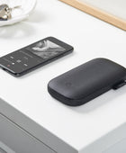 Lexon Powersound Deri Kablosuz Şarj Cihazı ve Bluetooth Hoparlör- Siyah