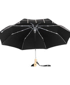 Original Duckhead Duck Kompakt Şemsiye Black Grid