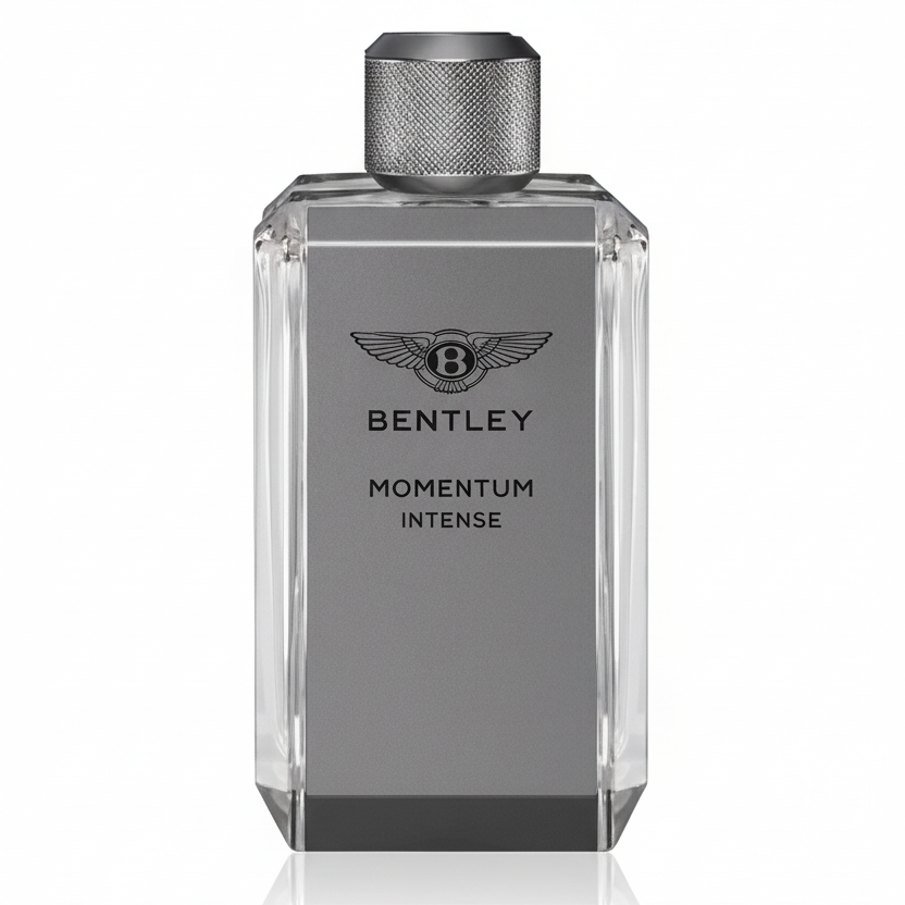 Bonherre mağazasından Bentley Momentum Intense EDP, ambergris, tonka fasulyesi ve sandal ağacı notalı lüks erkek parfümü.