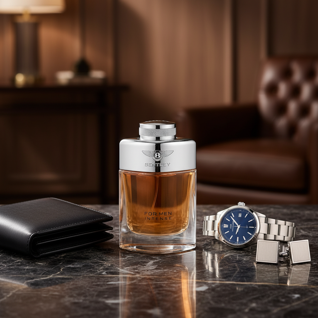 Bonherre mağazasından Bentley For Men Intense EDP, deri, tütsü ve baharat notalı ikonik lüks erkek parfümü.