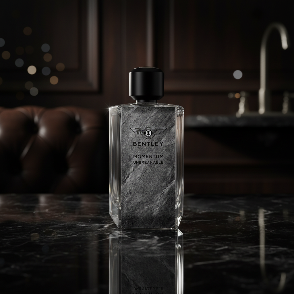 Bonherre mağazasından Bentley Momentum Unbreakable EDP, menekşe yaprağı, iris ve papirüs notalı lüks erkek parfümü.