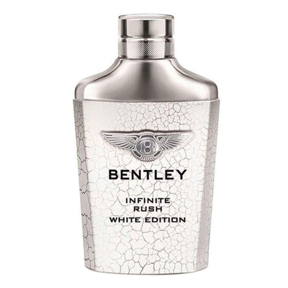 Bonherre mağazasından Bentley Infinite Rush White Edition EDT, Türk gülü ve kaşmir notalı lüks erkek parfümü.