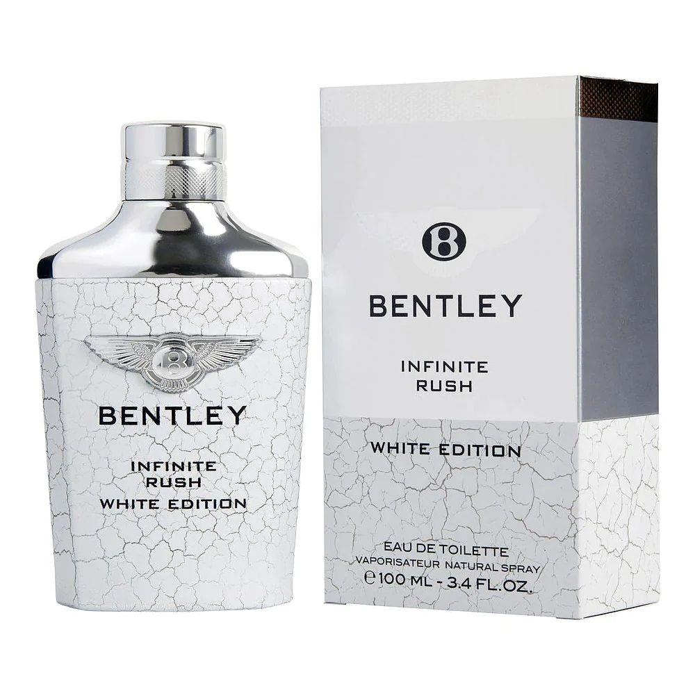 Bonherre mağazasından Bentley Infinite Rush White Edition EDT, Türk gülü ve kaşmir notalı lüks erkek parfümü.